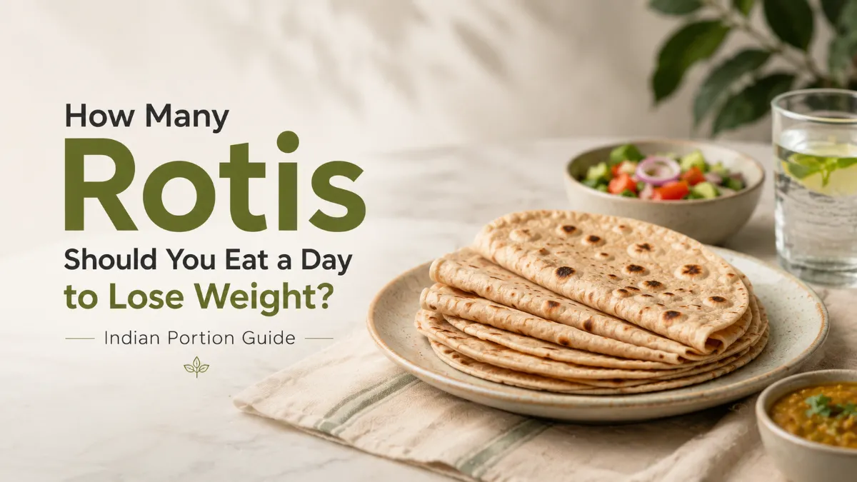 How Many Rotis Should You Eat a Day to Lose Weight? (Indian Portion Guide).